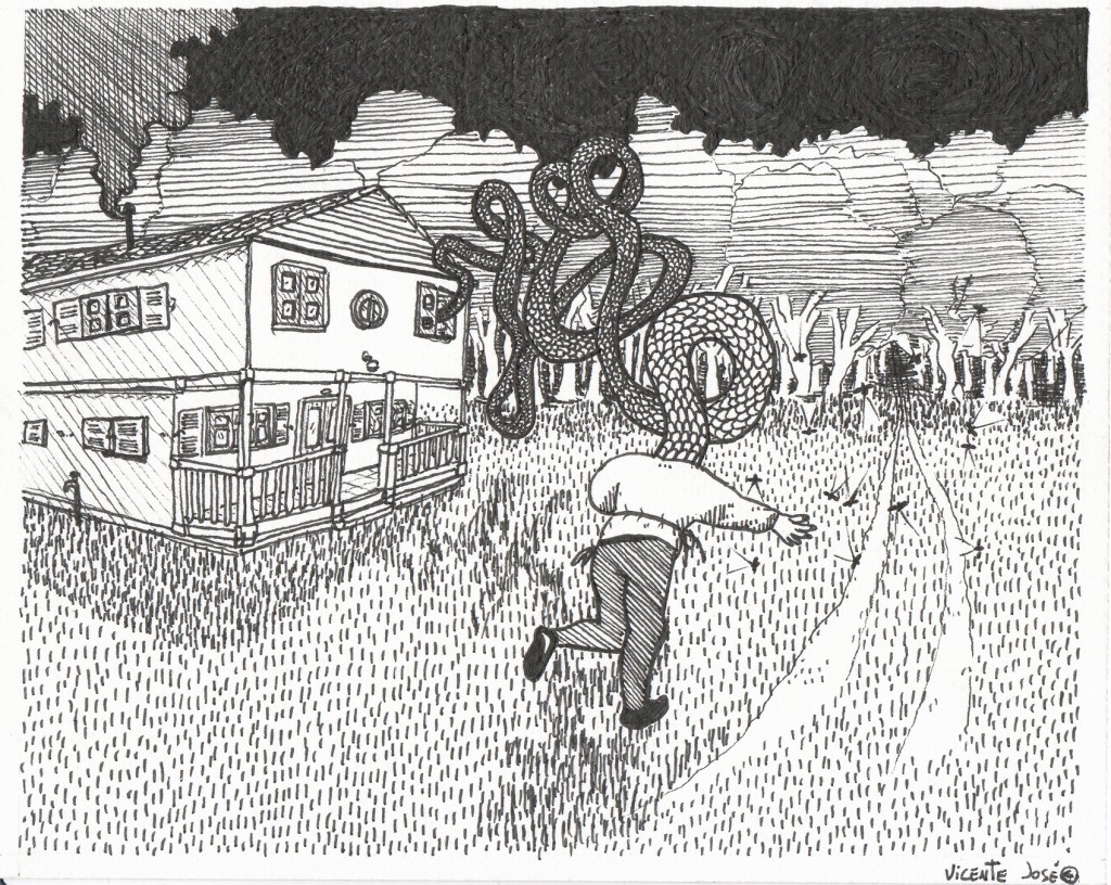 ilustración para poema de teillier
