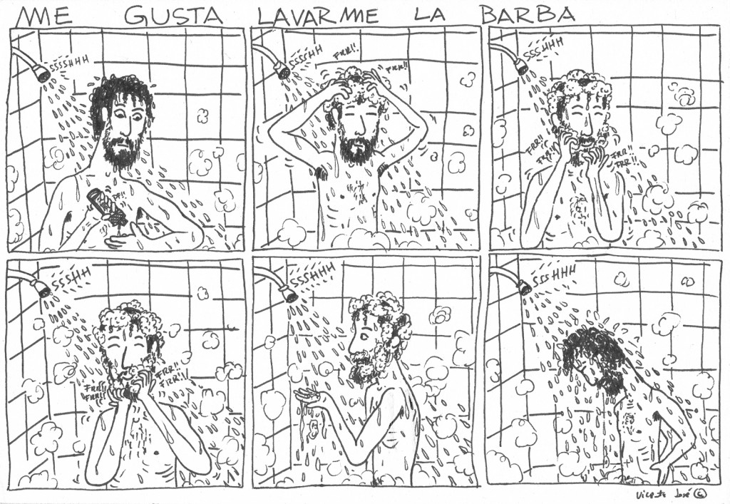 me gusta lavarme la barba web