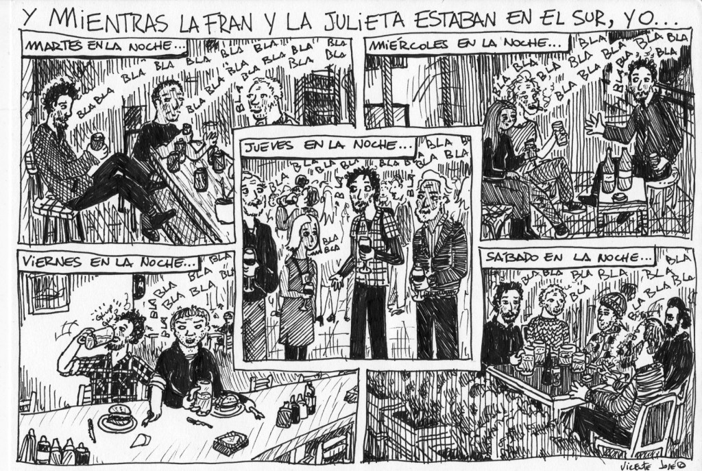 y mientras la fran y la juli estaban en el sur web